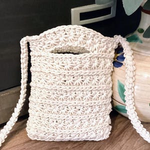 Englisch häkeln Stern Tasche Muster Crossbody Stern Geldbörse Häkelanleitung Frau Mode handgemachte Tasche Häkelanleitung Geschenkidee für Sie