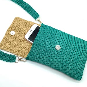 Englische Häkelanleitung für Umhängetasche, Messenger Bag, Schultertasche, Häkelanleitung für Anfänger