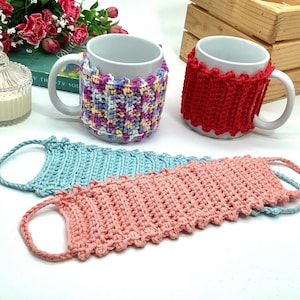 Crochet Cup Cozy Pattern for Beginners PDF Easy Coffee Sleeve Crochet Tutorial Quick DIY Mug Cozy Reusable Cup Warmer Pattern Best Gift Idea