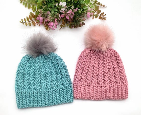 City Stroll Beanie Crochet Pattern PDF, Unisex Hat Pattern, Easy Ribbed Crochet Beanie, Beginner Winter Hat Tutorial, DIY Crochet Gift Idea