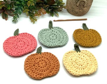 Crochet Pumpkin Cup Coaster Pattern Easy Fall Crochet Coaster Beginner-Friendly Pumpkin Crochet Pattern Instant Download