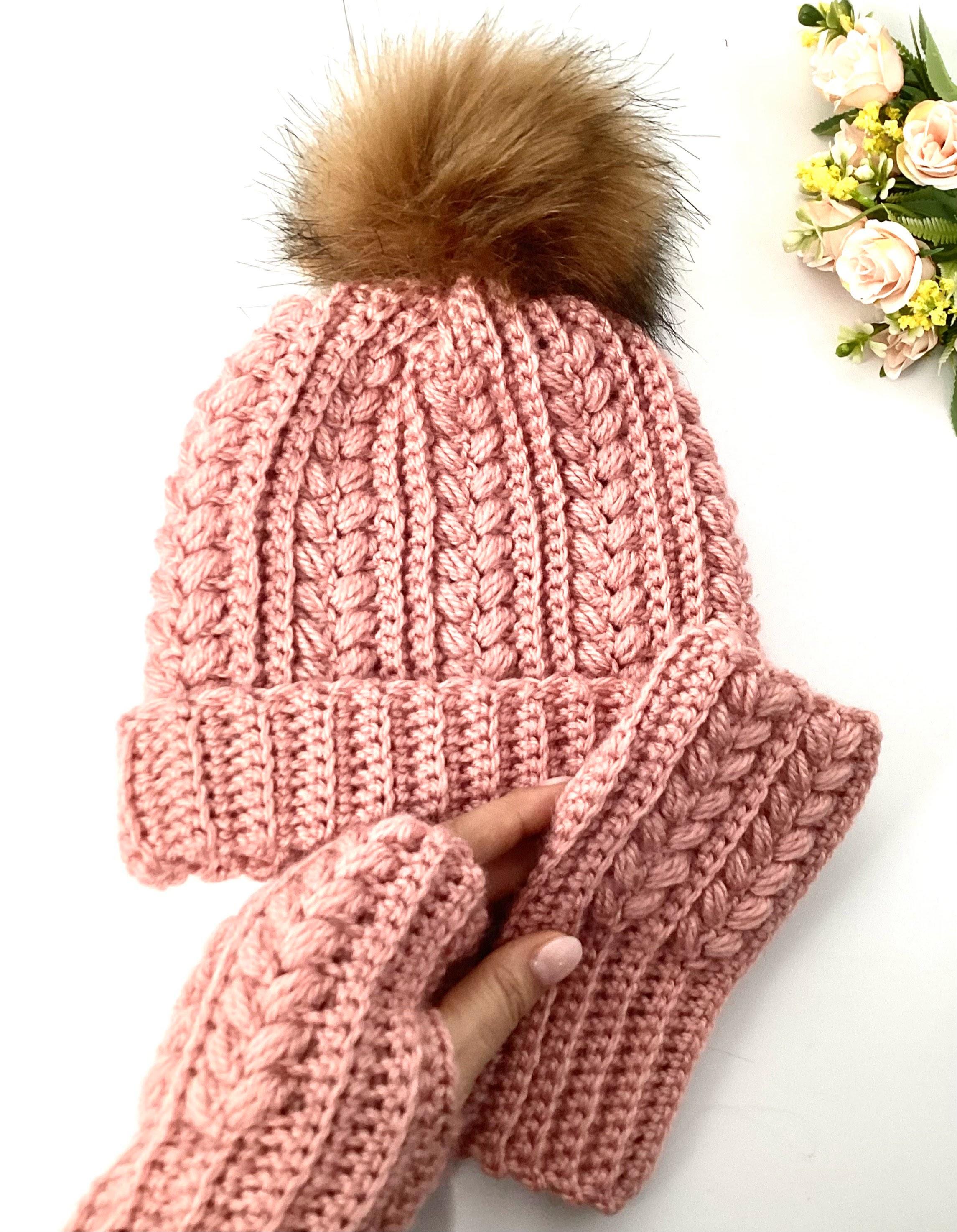 38 Matching Crochet Pattern Sets for Your Next Project 15 English Crochet Hat and Fingerless Mittens Patterns