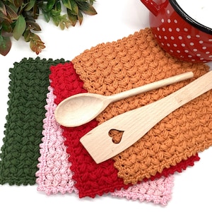 Autumn Spice Potholder Crochet Pattern | Hot Pad, Trivet, Kitchen Decor, Rustic Fall Crochet PDF, Easy Beginner-Friendly Pattern