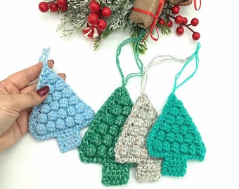 Bommel Weihnachtsbaum Häkelanleitung PDF | Einfach zu Häkeln Urlaub Dekor, Häkeln Ornament und Girlande | Anfängerfreundliche Häkelanleitung