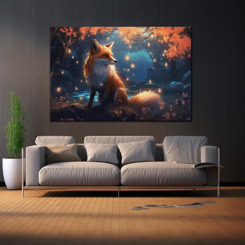 Tenture Murale Extra Large Animaux Sauvages - Tapestry Abstrait Multicolore - Décor Vibrant Pour Tout Mur