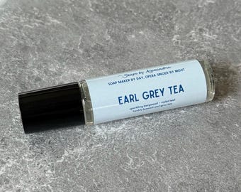 EARL GREY TEA - Perfume Oil, Handmade Roll On Perfume