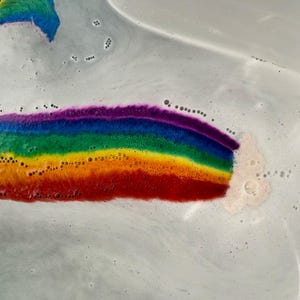 RAINBOW CLOUD BATH Bomb – Large 8 Ounce Color Changing Bath Fizzy | Kids Gift | Berry Blast, Cotton Candy or Saturday Morning Cartoons Scent