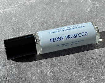 PEONY PROSECCO - Perfume Oil, Handmade Roll On Perfume