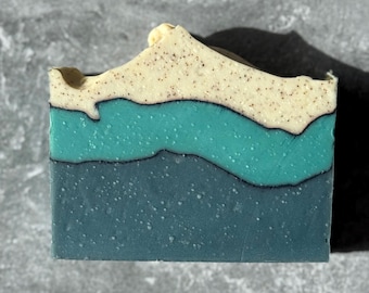 BLUEBERRY SUGAR Soap - Handmade Cold Process Soap | Fruity Spa Soap | Blueberry Lychee Soap | Artisan Soap | Luxury Bath Gift