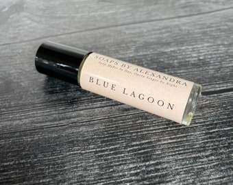 BLUE LAGOON - Perfume Oil, Handmade Roll On Perfume