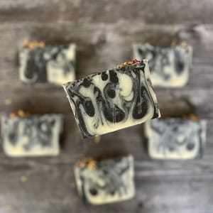 EARL GREY TEA - Handmade Cold Process Soap made with Olive Oil and Silk, Herbal Soap