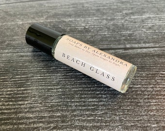 BEACH GLASS - Perfume Oil, Handmade Roll On Perfume