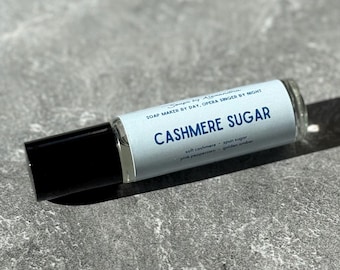 CASHMERE SUGAR - Perfume Oil, Handmade Roll On Perfume