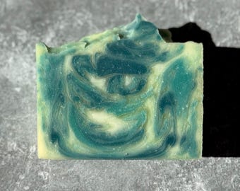 IRISH ROLLING HILLS Soap - Handmade Cold Process Soap made with Olive Oil and Silk