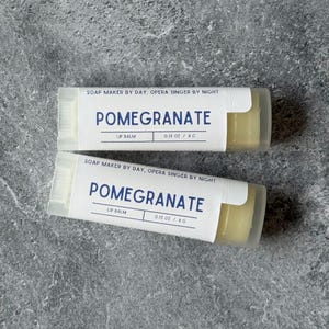 GRANAATAPPEL: lippenbalsem gemaakt met jojoba- en avocado-olie
