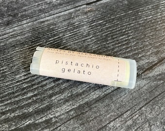 PISTACHIO GELATO - Lip Balm made with Jojoba & Avocado Oils