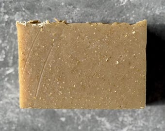 OATMEAL, MILK + HONEY - Handmade Cold Process Soap made with Olive Oil and Silk