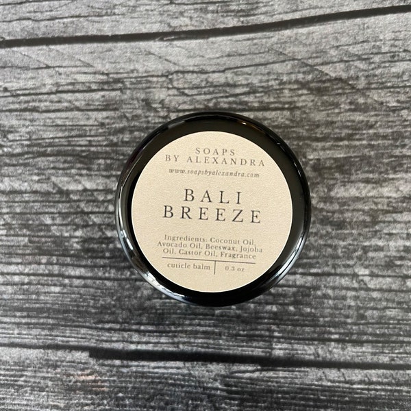 BALI BREEZE Cuticle Balm - Handmade Cuticle + Nail Care