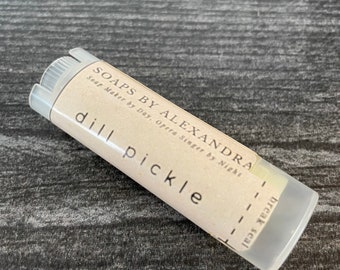 DILL PICKLE - Lip Balm made with Jojoba & Avocado Oils