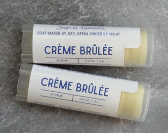 CRÈME BRÛLÉE - Lip Balm made with Jojoba & Avocado Oils