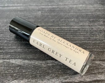 EARL GREY TEA - Perfume Oil, Handmade Roll On Perfume