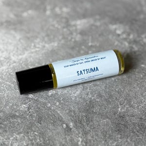 SATSUMA - Perfume Oil, Handmade Roll On Perfume