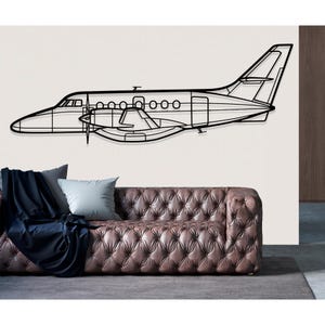 British Aerospace Jetstream 32 Airplane Metal Wall Art, Metal Wall Decor, Airplane Wall Decor, Custom Aircraft Wall Art, Plane Wall Art