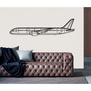 Boeing 787 Dreamliner Airplane Metal Wall Art, Metal Wall Decor, Plane Wall Art, Airplane Wall Decor, Custom Aircraft Wall Art, Pilot Gifts