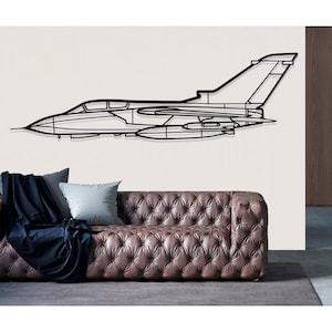 Panavia Tornado Airplane Metal Wall Art, Metal Wall Decor, Plane Wall Art, Airplane Wall Decor, Custom Aircraft Wall Art, Pilot Gifts