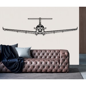 Pilatus PC 12 NGX Airplane Metal Wall Art, Metal Wall Decor, Airplane Wall Decor, Custom Aircraft Wall Art, Plane Wall Art, Pilot Gifts