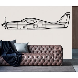 Lancair Evolution Airplane Metal Wall Art, Metal Wall Decor, Airplane Wall Decor, Custom Aircraft Wall Art, Airplane Wall Art, Pilot Gifts