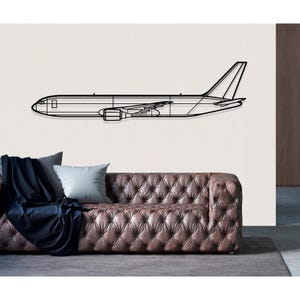 Boeing 767 300F Airplane Metal Wall Art, Metal Wall Decor, Airplane Wall Decor, Custom Aircraft Wall Art, Plane Wall Art, Pilot Gifts, Sign