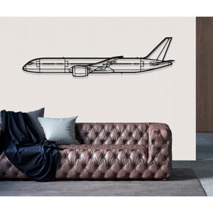 Boeing 787-9 Dreamliner Airplane Metal Wall Art, Metal Wall Decor, Plane Wall Art, Airplane Wall Decor, Custom Aircraft Wall Art,Pilot Gifts