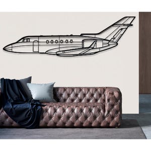 Hawker 800XP Airplane Metal Wall Art, Metal Wall Decor, Airplane Wall Decor, Custom Aircraft Wall Art, Plane Wall Art,Pilot Gifts,Home Decor