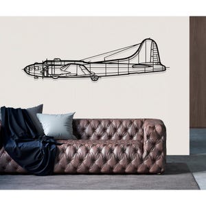 Boeing B 17 Flying Fortress Plane Metal Wall Art, Plane Wall Art, Airplane Wall Decor, Custom Aircraft Wall Art,Metal Wall Decor,Pilot Gifts
