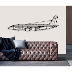 Boeing RC 135 Airplane Metal Wall Art, Metal Wall Decor,Airplane Wall Decor, Custom Aircraft Wall Art, Plane Wall Art,Pilot Gifts,Plane Sign