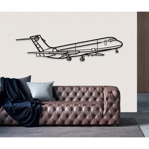 Boeing 717 Airplane Metal Wall Art, Plane Wall Art, Airplane Wall Decor, Custom Aircraft Wall Art, Metal Wall Decor, Pilot Gifts,Home Decor