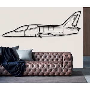 Aero L 39 Skyfox Airplane Metal Wall Art, Metal Wall Decor, Airplane Wall Decor, Custom Aircraft Wall Art, Airplane Wall Art, Pilot Gifts