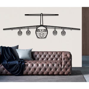 British Aerospace BAe 146 Airplane Metal Wall Art, Metal Wall Decor, Airplane Wall Decor, Custom Aircraft Wall Art, Plane Wall Art, Pilot