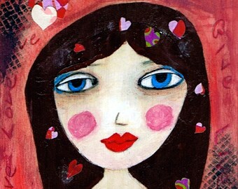 Give Live Love - Reproduction of Original Art Work by Jessi Designs