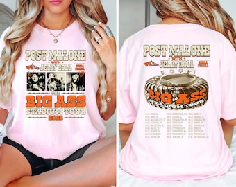Post Malone Tour Tee, Country Concert Shirt, Stadium Tour 2025 TShirt, Posty Tour Merch, Jelly Roll Fan Shirt, Posty Concert Graphic Tee