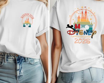 Disney 2025 Shirt, Family Disney Shirt, Disney Trip 2025 Shirt, Perfect Disney Vacation Shirt for Families, Disney Family, Mickey And Minnie