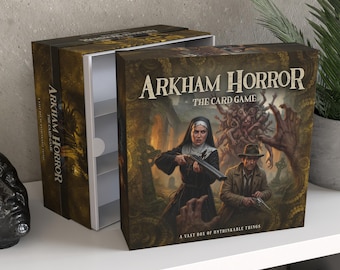 Spersonalizowane pudełko do przechowywania Arkham Horror LCG / nieoficjalny organizer do gier karcianych do 5000 kart / Seeker B