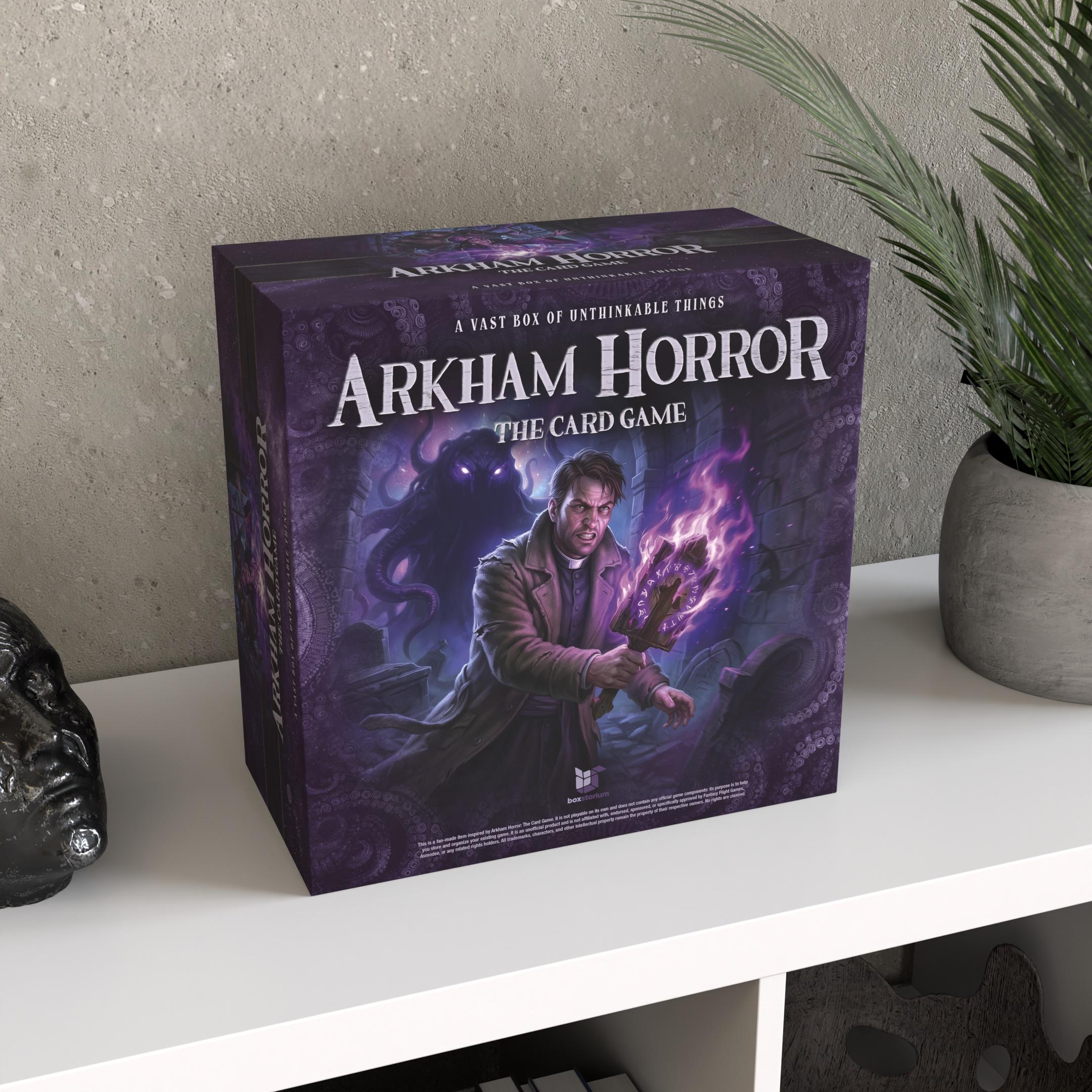 Personalized Arkham Horror LCG Storage Box / Card Game Organizer up to ...