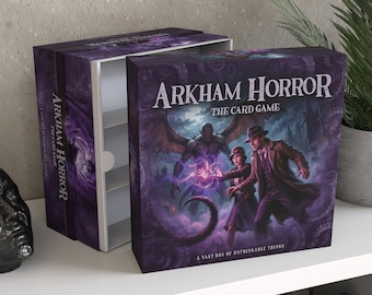 Spersonalizowane pudełko do przechowywania Arkham Horror LCG / Nieoficjalny organizer do gier karcianych do 5000 kart / Mystic B