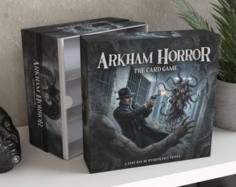 Personalized Arkham Horror LCG Storage Box / Card Game Organizer up to 5000 Cards, Unofficial Accessory / Neutral