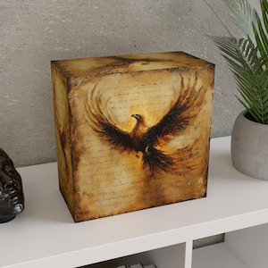 Premium Gift Box Custom Keepsake Organizer Luxury Handmade Case Personalized Memory Chest / Ashlight