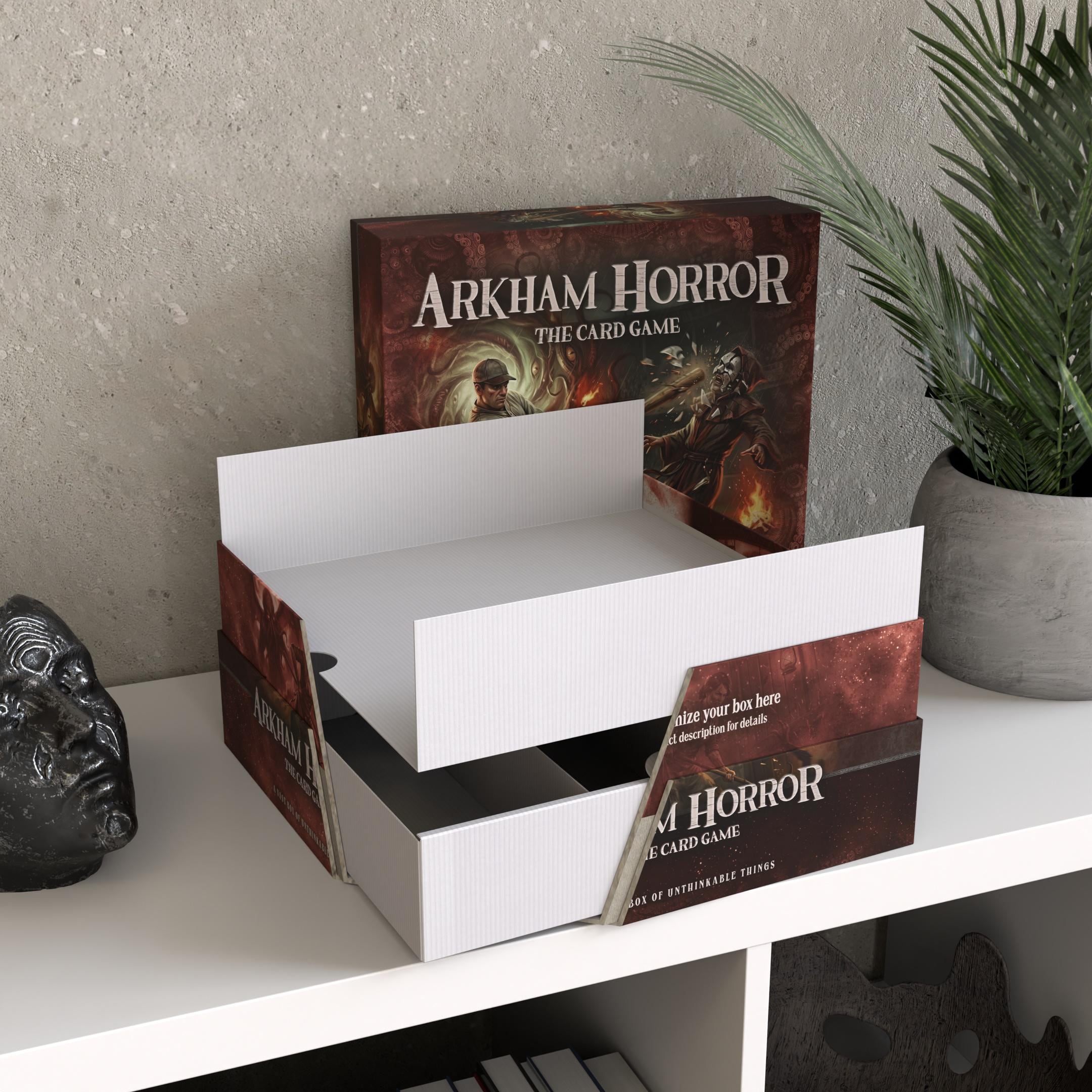 Personalized Arkham Horror LCG Storage Box / Card Game Organizer up to ...
