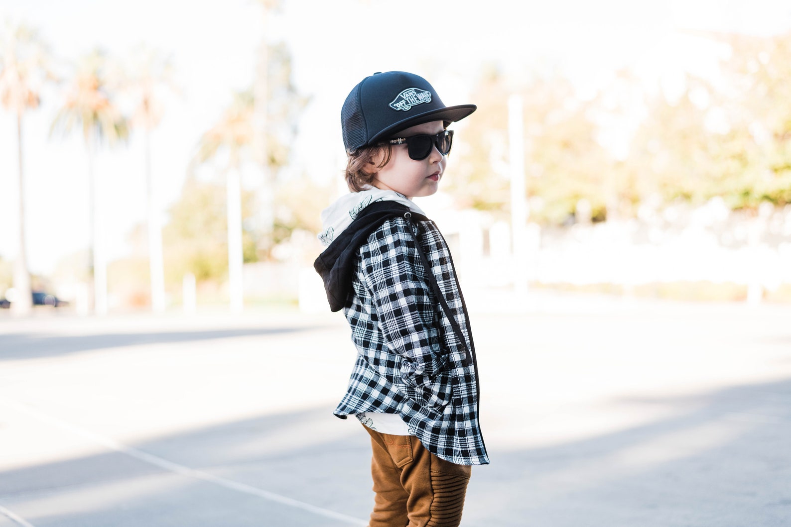 Toddler Boy Flannel with Hood Unisex plaid hoodie Kid's Etsy