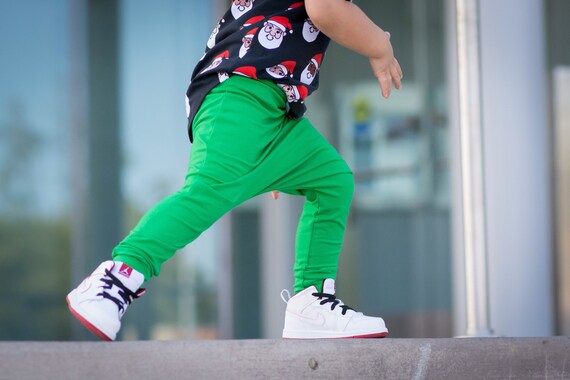 baby boy green pants